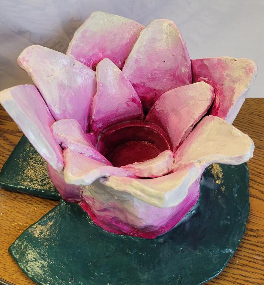 Clay Candle Holders!