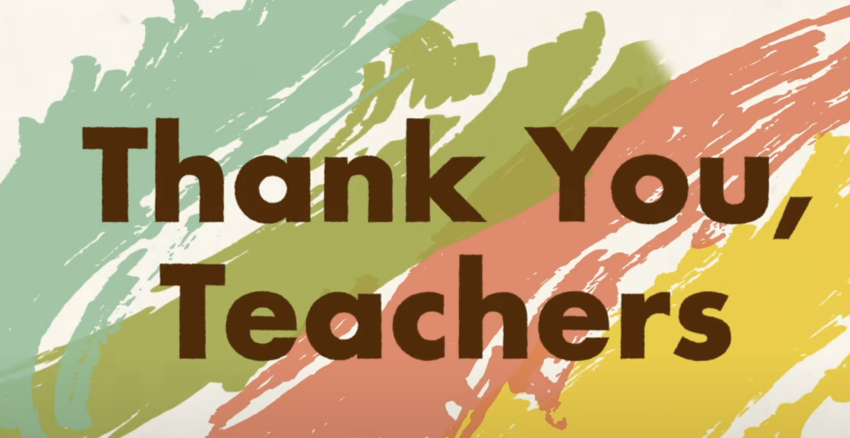 Thank you and Happy teacher appreciation week