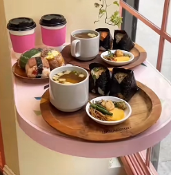 Our food options at the cafe